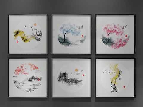 New Chinese Decorative Painting Ink Painting Hanging Painting