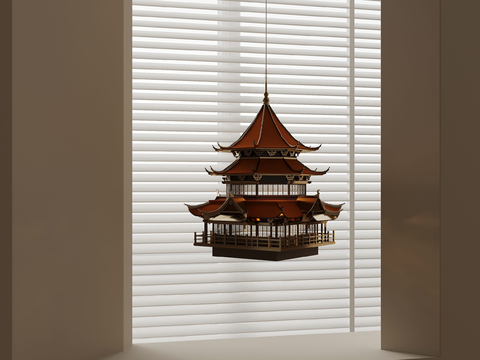 New Chinese ancient building chandelier