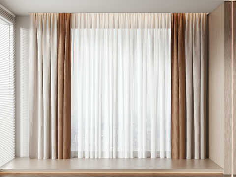 Plain Curtain Screen Curtain