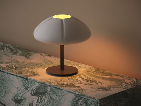 Mushroom table lamp