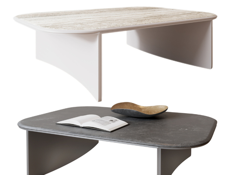 Tucci Simple Coffee Table Rock Board Coffee Table