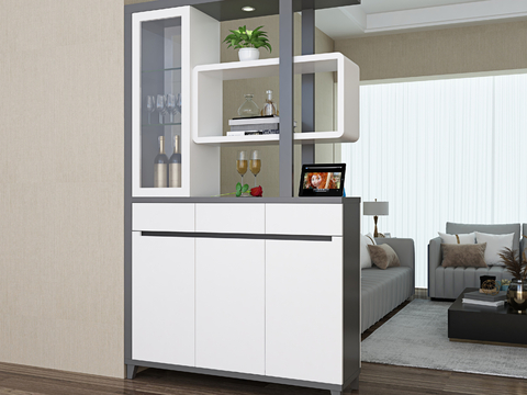 Modern Entrance Cabinet Partition Cabinet