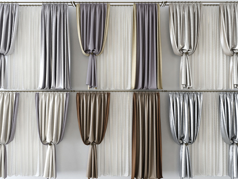 Plain Curtain Screen Curtain