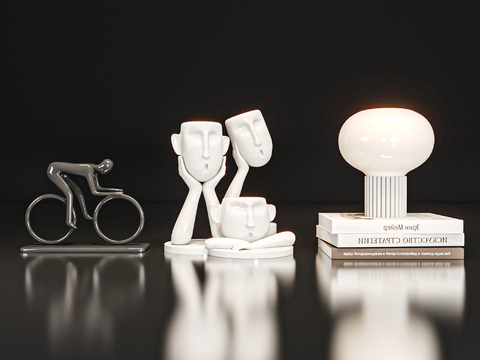 Modern sculpture table lamp ornaments