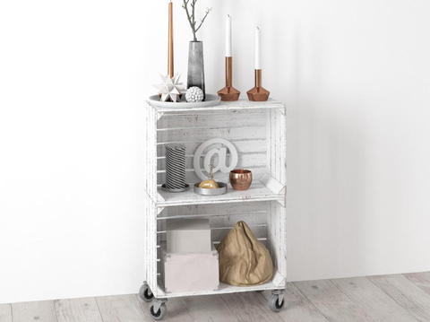 Nordic mobile side table mobile corner cabinet