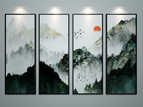 New Chinese Ink Painting Decorative Painting