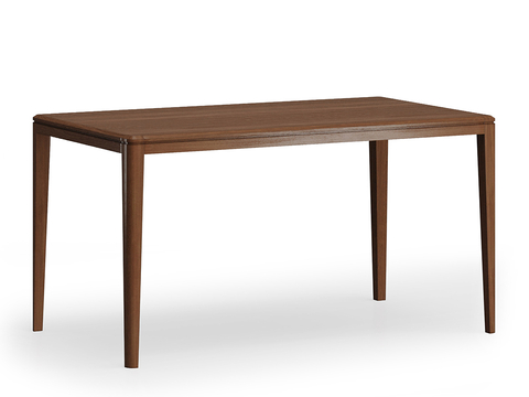 Solid wood dining table