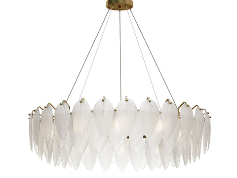 Modern minimalist chandelier glass chandelier