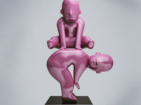 Modern Creative Childlike Sculpture Ornaments