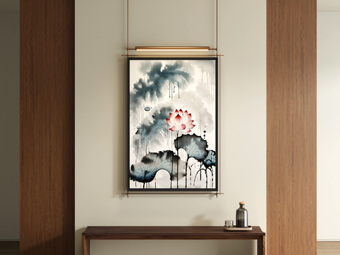 New Chinese Lotus Painting Decorative Painting