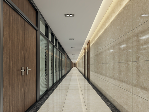 Modern office Corridor passage