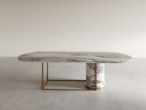 Italian Dining Table Marble Dining Table