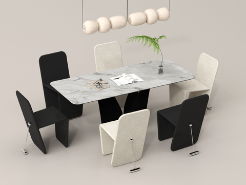 Modern Dining Table and Chair Bar Dining Table