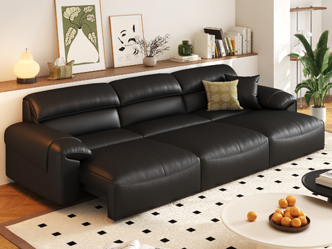 Modern Leather Sofa Couch