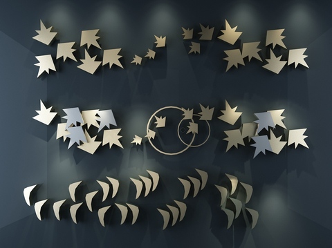 Modern Maple Leaf Wall Decoration