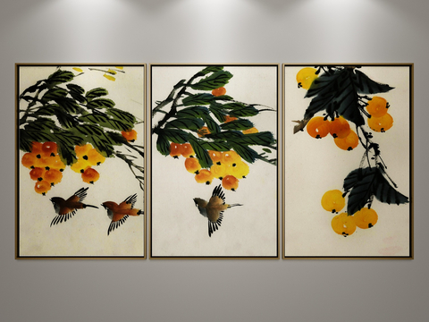 New Chinese Decorative Painting Flower and Bird Painting