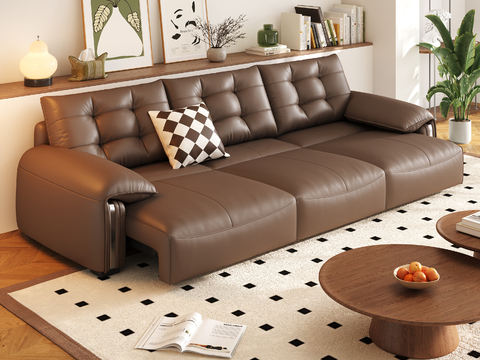 Couch leather sofa