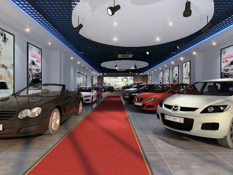 Car showroom 4s shop rest area