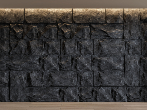 Modern rubble Wall rock background wall culture stone