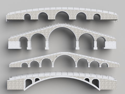 landscape arch bridge courtyard bridge stone bridge single arch bridge