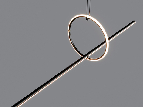 modern strip chandelier minimalist chandelier