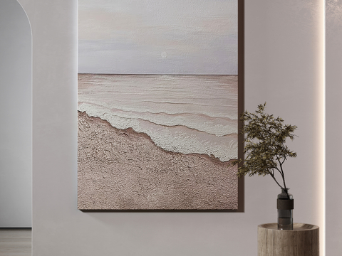 Modern Beach Painting Decorative Painting