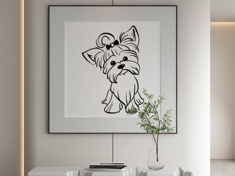 Modern cartoon decorative painting