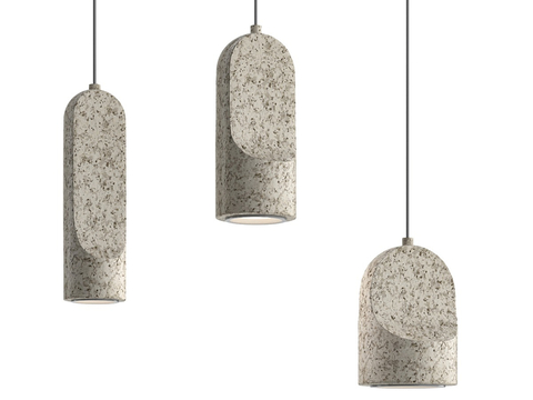 Nordic minimalist chandelier terrazzo chandelier