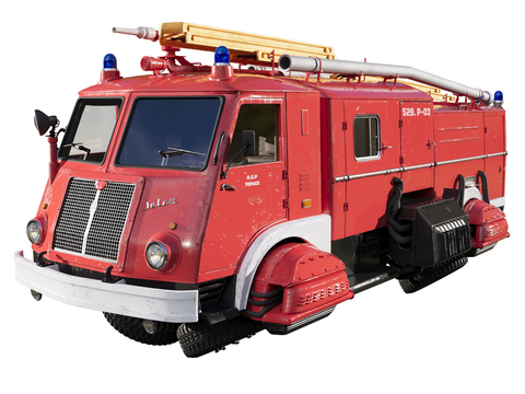 Fire Engine Future Fire Engine Science Fiction Fire Engine