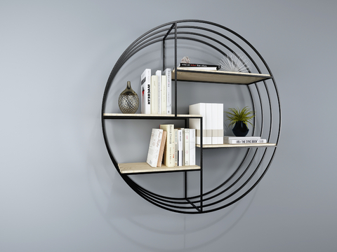 Modern Wall Decorative Cabinet Wall Mounted Round Wall Cabinet