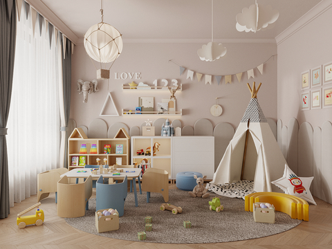 Modern kids Bedroom Entertainment Room Toy Room