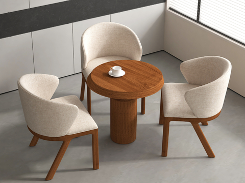 Modern Negotiation Table and Chair Coffee Table and Chair Coffee Table and Chair