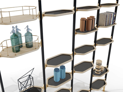 Modern Decorative Cabinet Storage Rack Display Rack