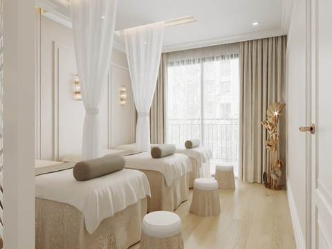 European SPA care room beauty salon