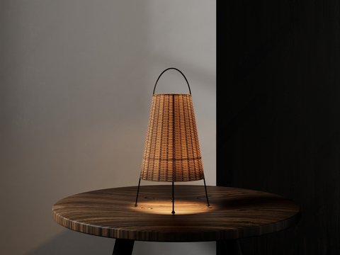 Quiet Table Lamp Rattan Table Lamp