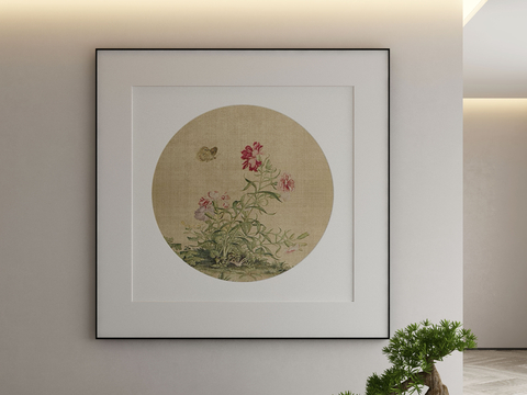 New Chinese Decorative Painting Flower Hanging Painting