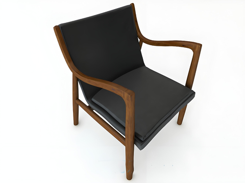 Lounge Chair Solid Wood Chair Dining Chair Tea Chair Armchair