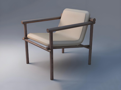 Lounge Chair Solid Wood Chair Dining Chair Tea Chair Armchair