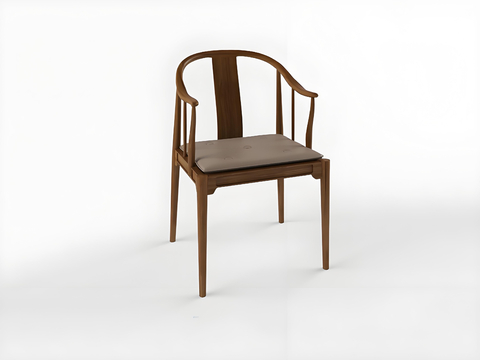 Lounge Chair Solid Wood Chair Dining Chair Tea Chair Circle Chair