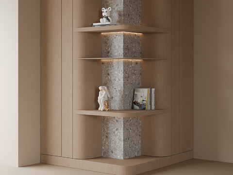 Modern Corner Decorative Cabinet Corner Cabinet