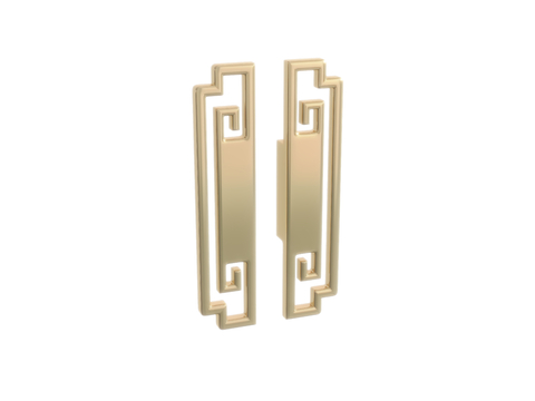 Chinese gold door handle door handle