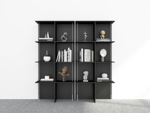 Modern Bookshelf Storage Rack