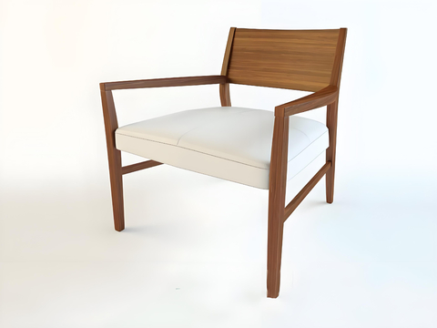 Lounge Chair Solid Wood Chair Dining Chair Tea Chair Armchair