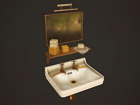 European-style sink wash basin