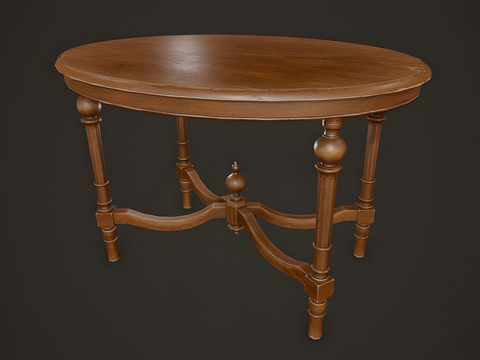 American Dining Table Round Table Antique Table