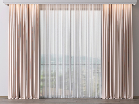 modern curtain gauze curtain