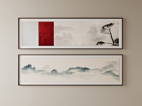 New Chinese Decorative Painting Landscape Painting Hanging Painting