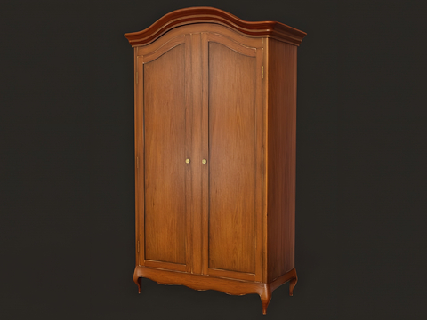 Nordic Wardrobe Solid Wood Wardrobe