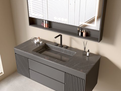 Modern Suspension Bathroom Counter Basins