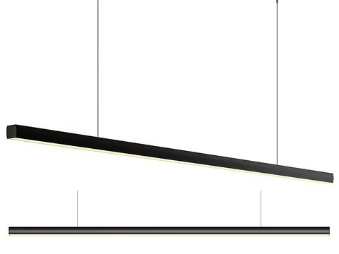 Minimalist long chandelier strip chandelier